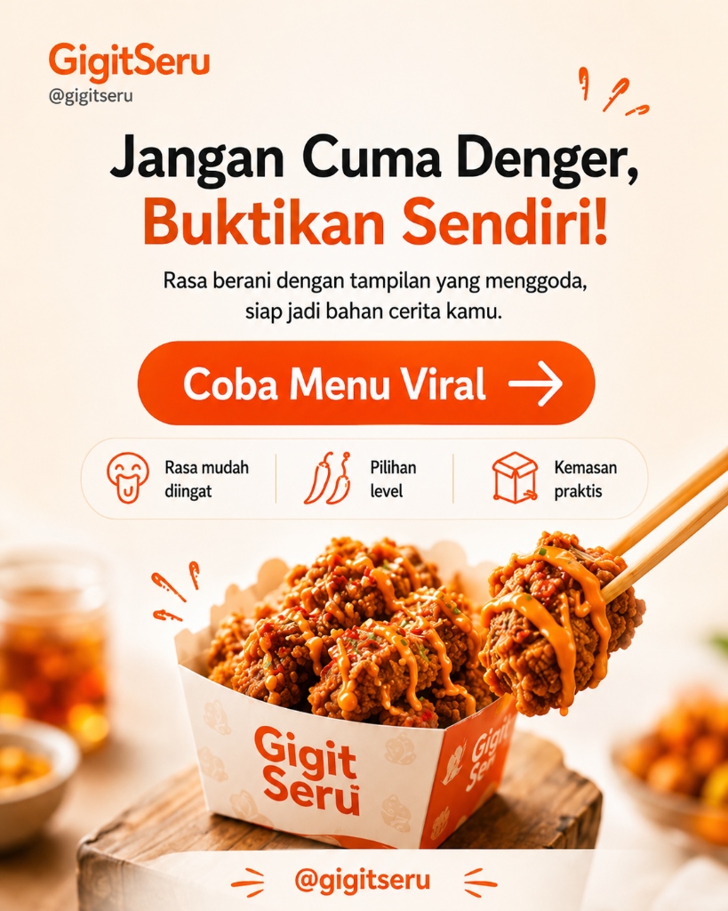 Gigit Seru Commercial Mockup