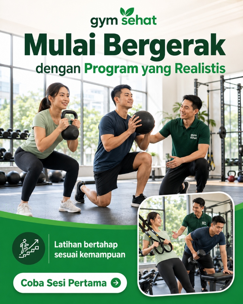 Gym Sehat Commercial Mockup