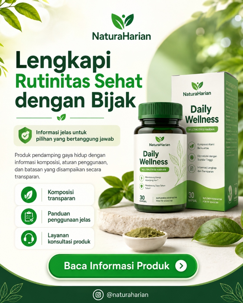 Natura Harian Commercial Mockup